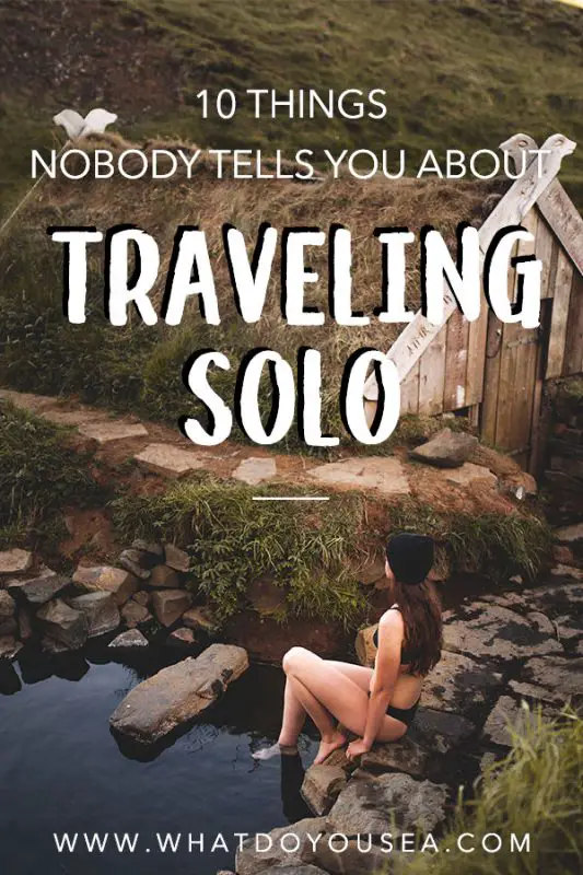 Solo female travel is one of the world’s most liberating experiences, but there are a lot of realities about solo travel that nobody really talks about… No matter if you’re taking on solo travel in the United States or other destinations, you are bound to experience at least one of the ten things on this list! These are 10 things that nobody tells you about solo traveling. #solotravel #solofemaletravel