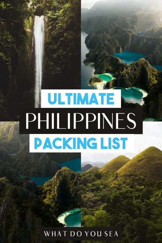 Wondering what to pack for The Philippines? This perfect Philippines packing list gives you all the gear and essentials you need for paradise!