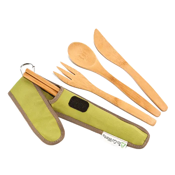 Travel Cutlery Set Zero Waste Utensils W/box and Bag Eco Friendly