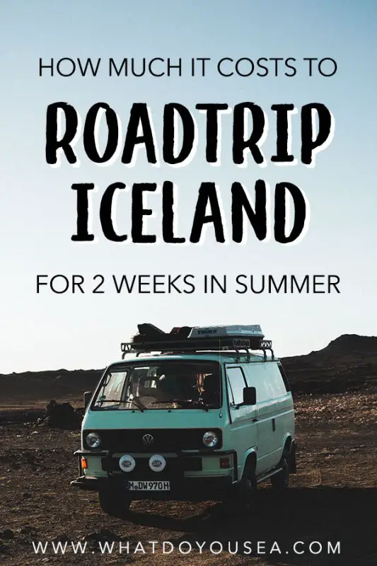 How much does it cost to travel in Iceland? This is a full budget breakdown of everything I spent during my two-week, solo Iceland road trip. #icelandtripcost #icelandtravel