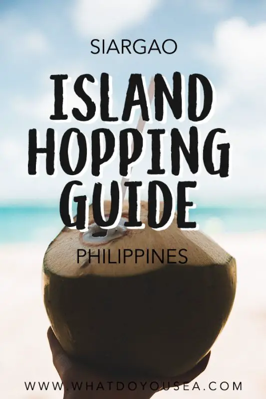 Island hopping on Siargao Island is one of the most essential things you need to do while traveling The Philippines. From the colorful reefs, white sand, fresh coconuts, and clear water, you’ll feel like you’ve landed yourself right in a tropical dreamland! Here is everything you need to know to book your Siargao island hopping tour! #siargao #thephilippines