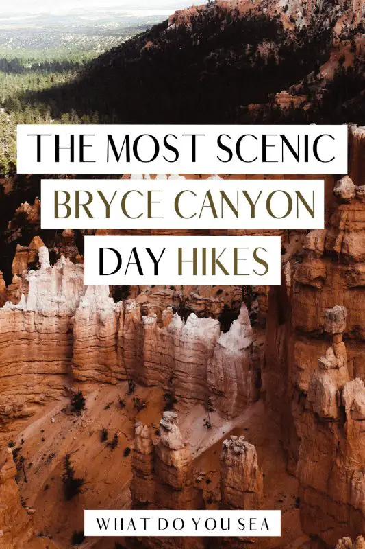 If you’re embarking on an epic road trip through Utah’s National Parks, the Bryce Canyon hikes are trails that you DO NOT want to miss! From the towering hoodoos, to the secluded backcountry hiking trails, I am taking you through the BEST hikes in Bryce Canyon National Park! #brycecanyonhikes #brycecanyonnationalpark