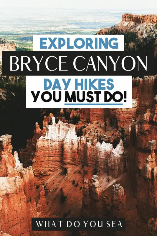 The hikes in Bryce Canyon National Park are some of my absolute FAVORITES in the American Southwest. Traverse these hiking trails around the Bryce Amphitheater and hoodoos to experience the top views in Bryce Canyon! #brycecanyon #utah #mightyfive