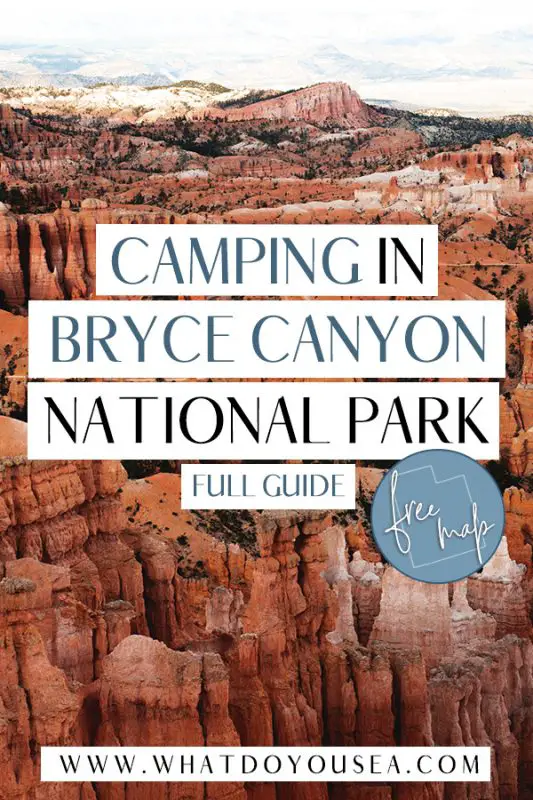 Camping in Bryce Canyon National Park is one of the best ways to explore this underrated park amongst Utah’s Mighty Five. Pack up your camping gear and discover the best campsites inside Bryce Canyon, outside the park, and free alternatives if you’re on a budget! #utah #brycecanyon #camping
