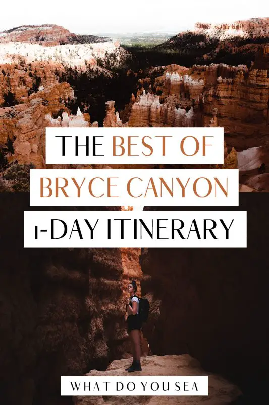 One day in bryce canyon, 1 day in bryce canyon, bryce canyon 1 day itinerary, bryce canyon itinerary, bryce canyon national park, bryce canyon, navajo loop trail, queens garden trail, bryce canyon scenic drive, sunset point, sunrise point, bryce point, inspiration point, rim trail, wall street, things to do in bryce canyon, where to stay in bryce canyon, best time to visit bryce canyon, bryce amphitheater