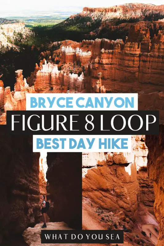 Figure 8 loop bryce canyon, bryce canyon figure 8 loop, bryce canyon national park , bryce canyon day hikes, 